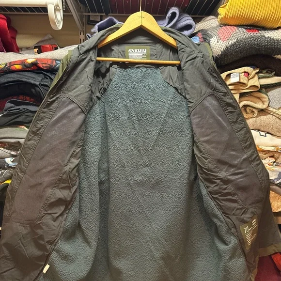 Kuiu Kutana Hybrid 3DeFX+ Zip Up Jacket Men’s Size Large Green